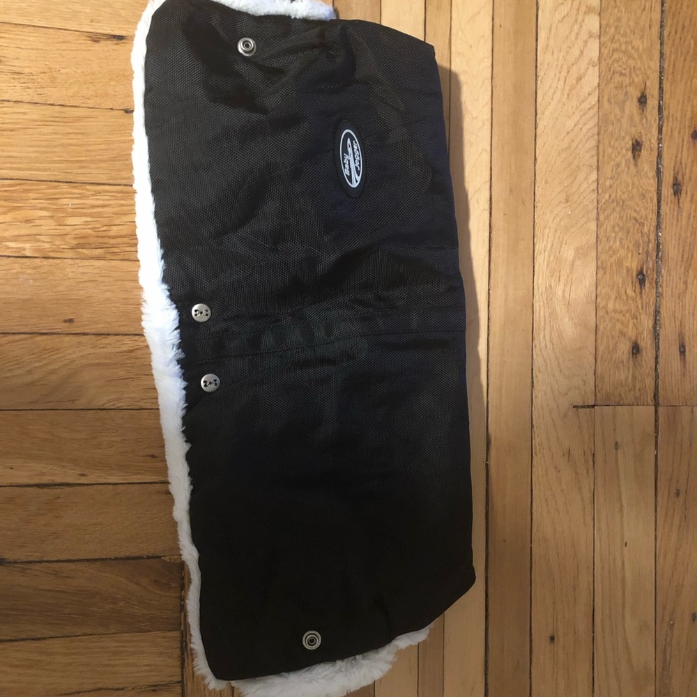 Baby Jogger Plush Stroller Hand Muff Neoprene, Black - like new